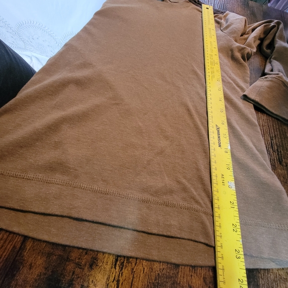 Lauren Ralph Lauren Brown Long Sleeve Knit Top - Picture 9 of 9